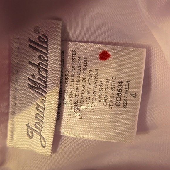 Jona Michelle Girl's Pink & Lilac Party/ Easter Dress Size 4 - Picture 14 of 14